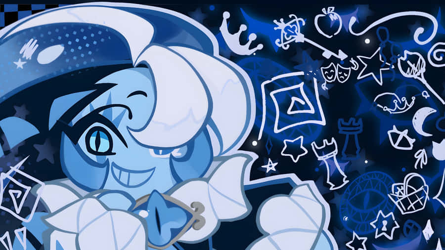 Shadow Milk Cookie Art Wallpaper