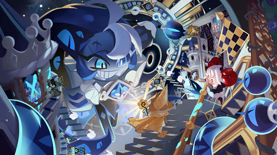 Shadow Milk Cookie Battle Wallpaper