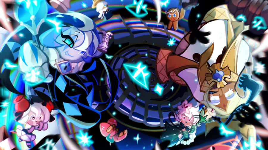 Shadow Milk Cookie Battle Wallpaper