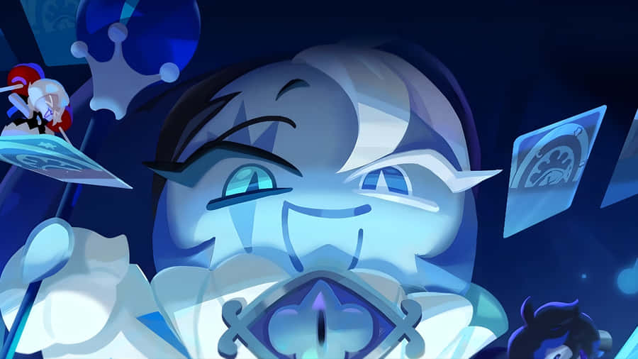 Shadow Milk Cookie Character Art Wallpaper