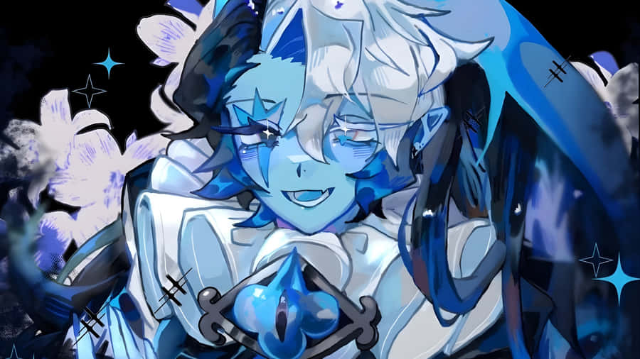 Shadow Milk Cookie Character Art Wallpaper