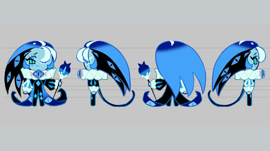 Shadow Milk Cookie Character Design Wallpaper