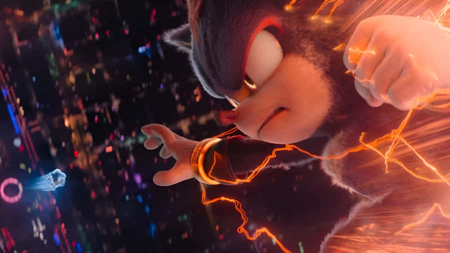 Shadow The Hedgehog Action Scene Wallpaper