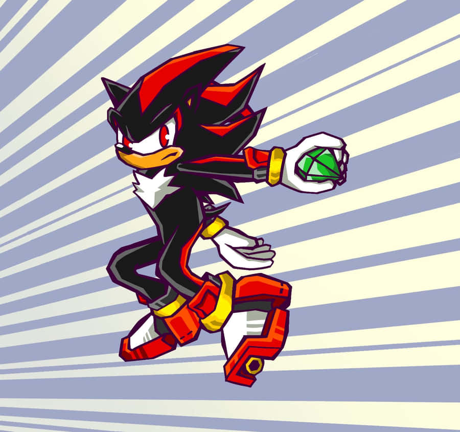 Shadow The Hedgehog With Chaos Emerald Wallpaper