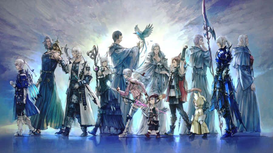 Shadowbringers Character Ensemble Artwork Wallpaper