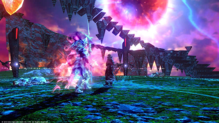 Shadowbringers Epic Battle Scene Wallpaper