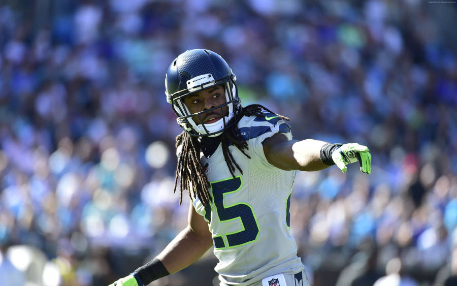 Shallow Focus Seattle Seahawks Sherman Wallpaper