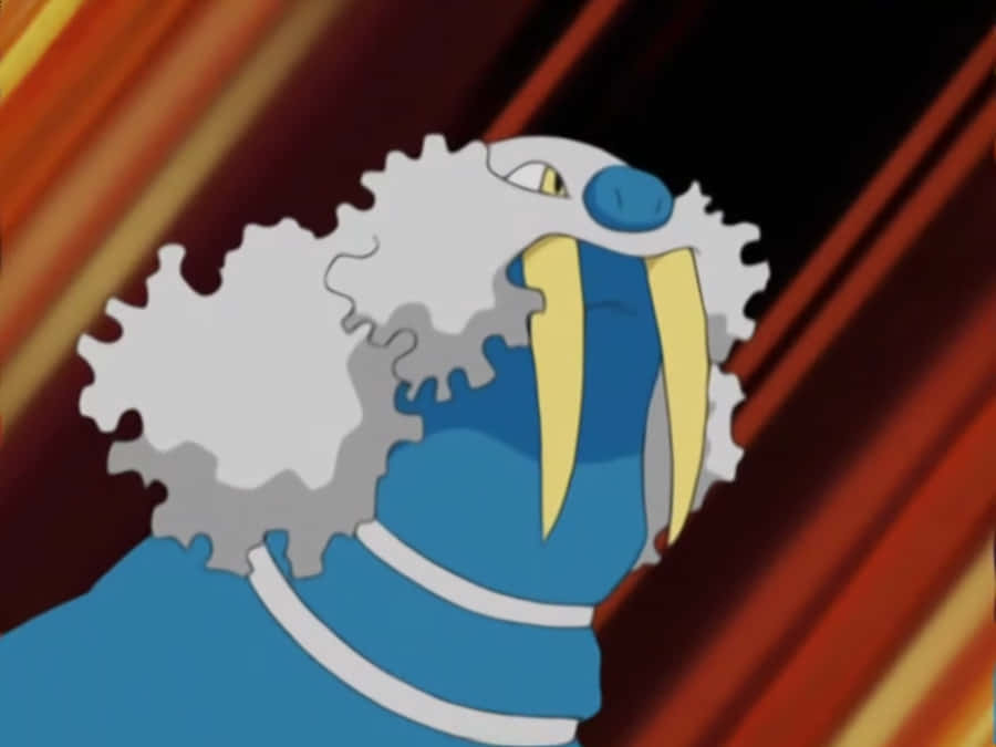 Sharp Teeth Of Walrein On Display Wallpaper