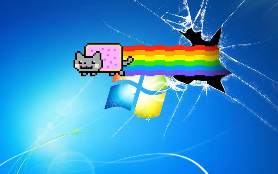 Shattered Dreams - Windows 7 Broken Screen Wallpaper