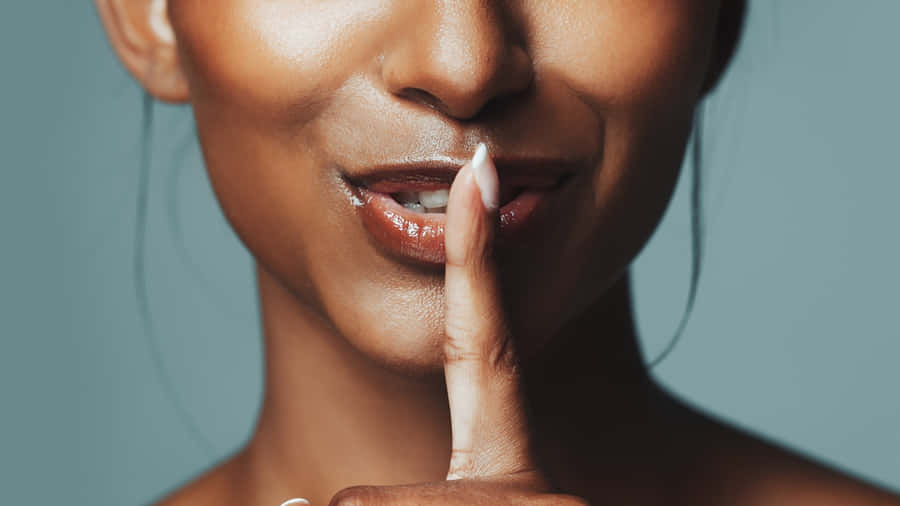 Shhh Gesture For Silence Wallpaper