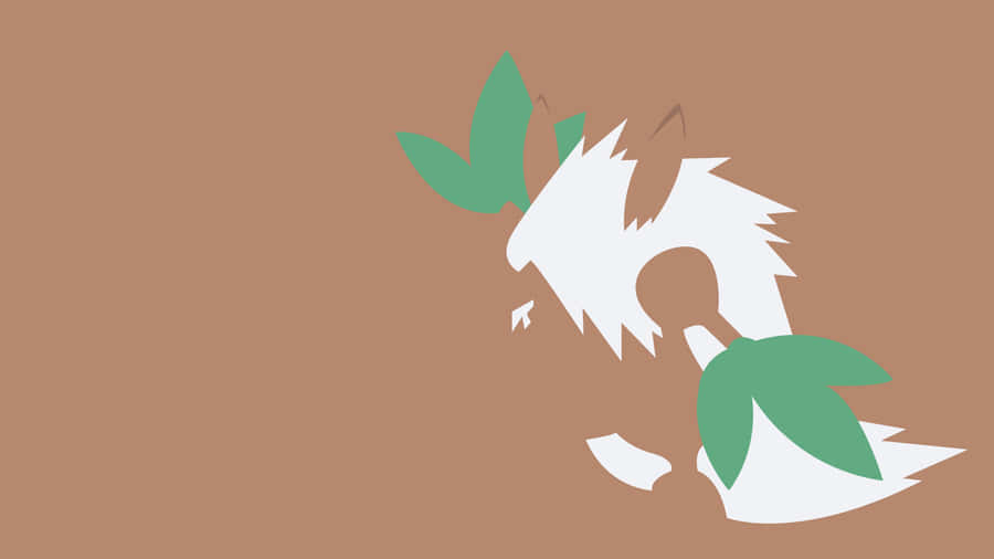 Shiftry Brown Minimalist Aesthetic Wallpaper