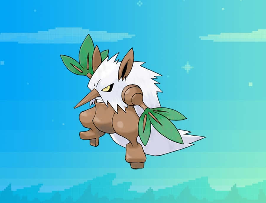 Shiftry Game 2d Background Wallpaper