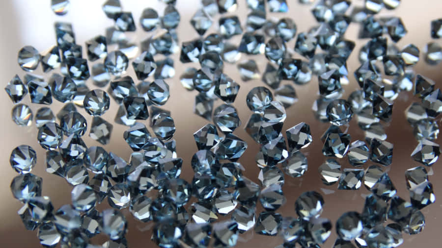 Shimmering Diamond Bicone Gemstone Wallpaper
