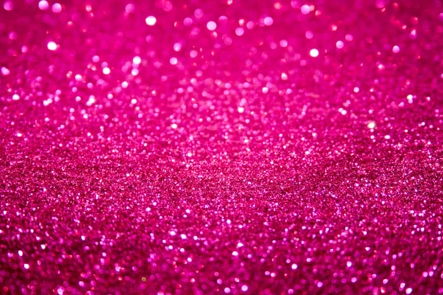Shimmering Pink Sparkles On Abstract Background Wallpaper