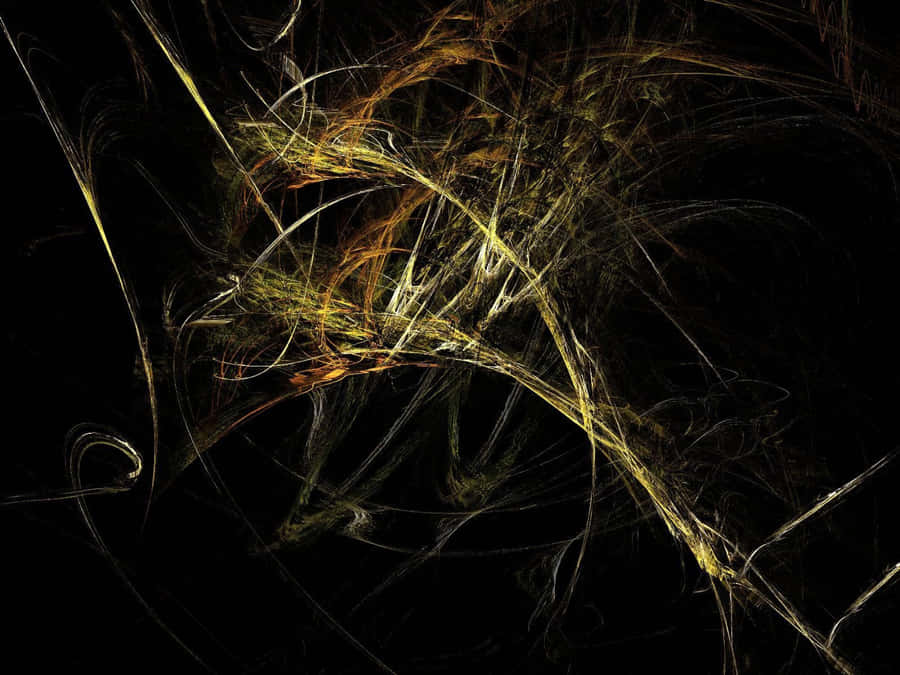 Shine Brighter In Black And Gold Aesthetic Wallpaper