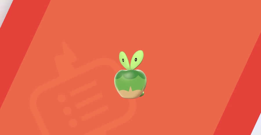 Shiny Applin In A Vibrant Atmosphere Wallpaper