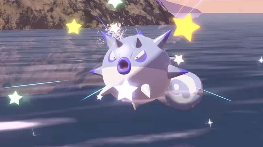 Shiny Hisuian Qwilfish In The Water Wallpaper