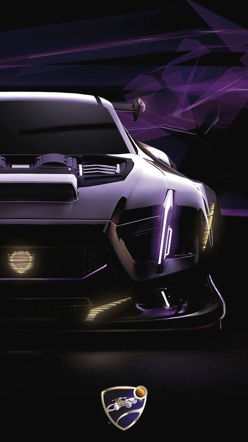 Shiny Octane Car Rocket League Iphone Wallpaper