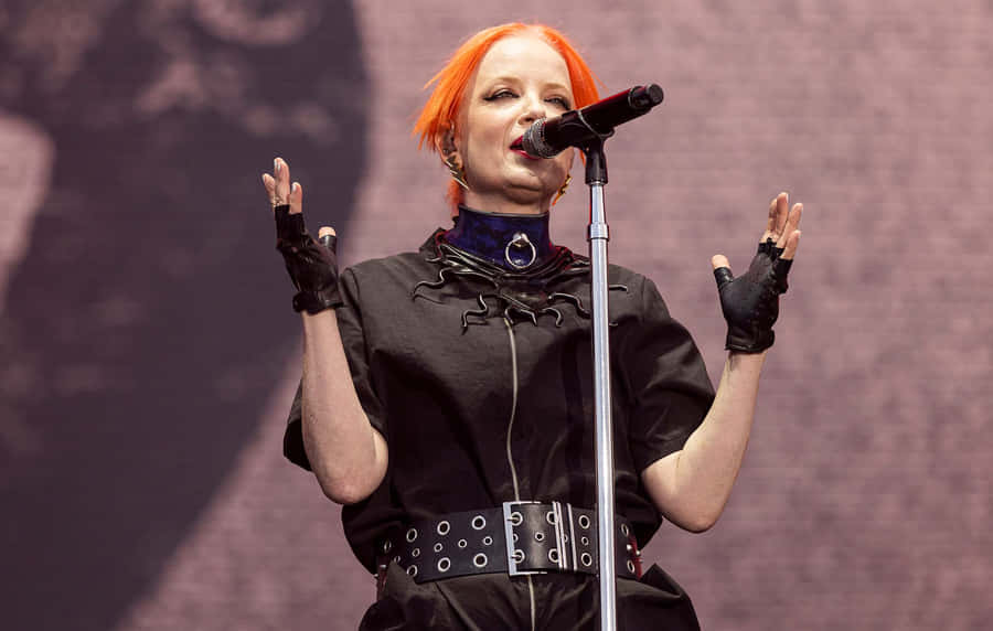 Shirley Manson Performing Live Wallpaper