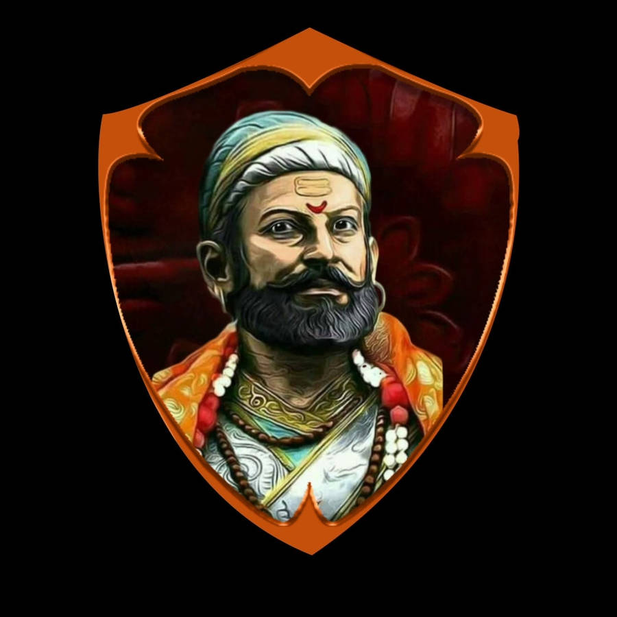 Shivaji Maharaj Hd In Badge Wallpaper