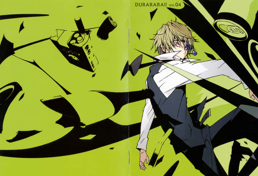 Shizuo Heiwajima Unleashing His Wrath In Ikebukuro Wallpaper