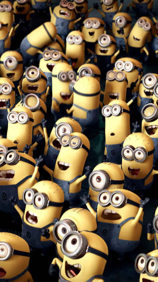 Shouting Despicable Me Minion Iphone Wallpaper