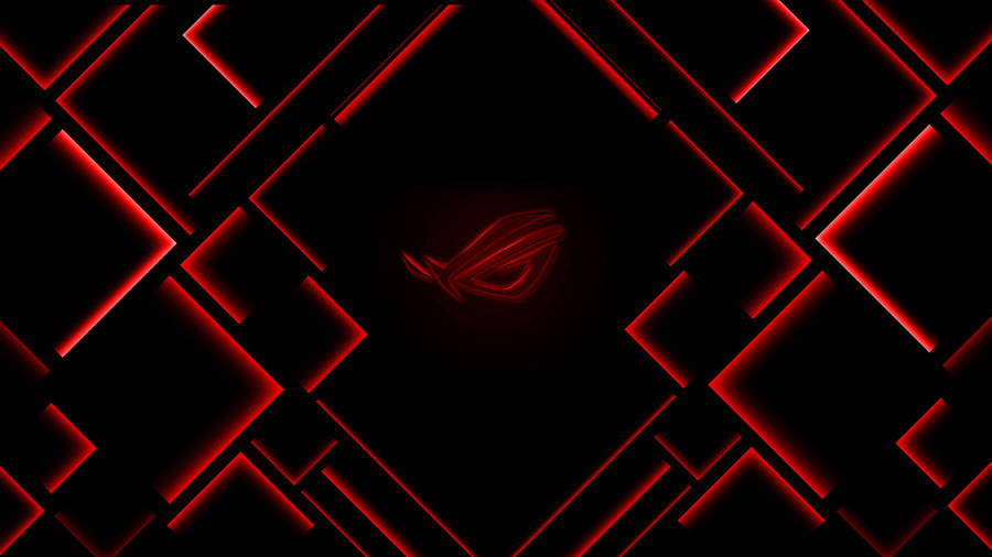 Show Off Your Cool Side With This Vibrant Red And Black Pattern Wallpaper