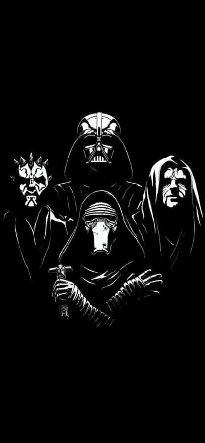 Show Your Support For The Dark Side With This Vader-inspired Iphone Design! Wallpaper