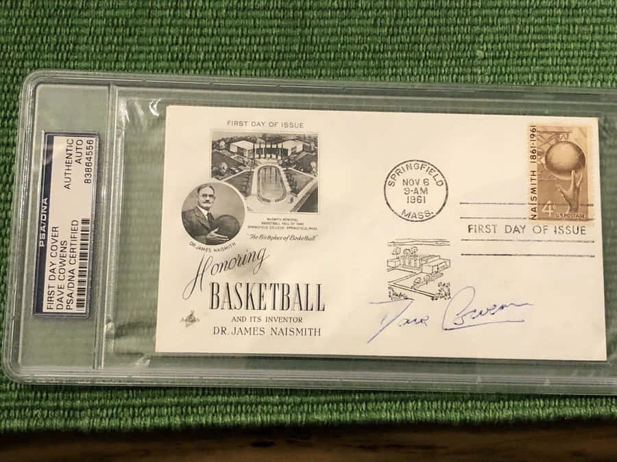 Signed Dave Cowens First Day Cover Postcard Wallpaper