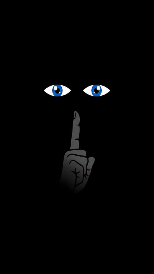 Silent Gesture Eyes Wallpaper