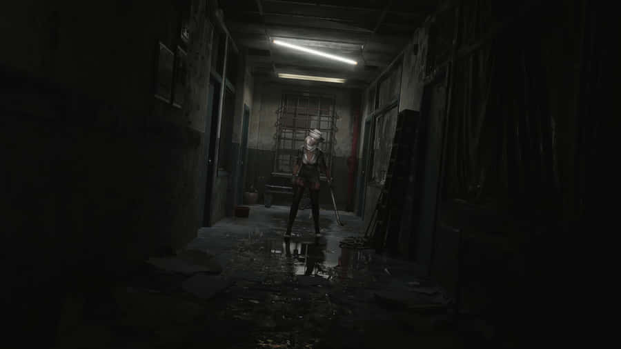 Silent Hill 2 Dark Hallway Encounter Wallpaper