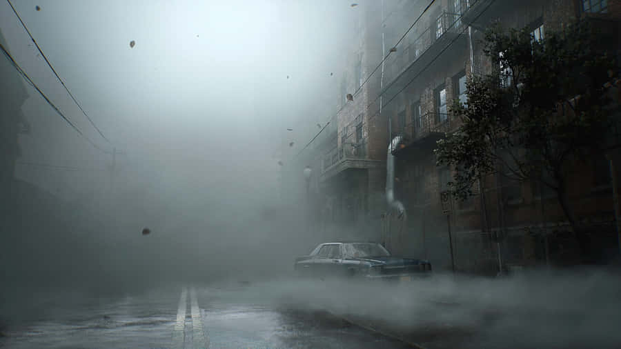 Silent Hill 2 Foggy Street Wallpaper