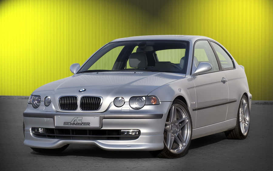 Silver B M W E46 Coupe Tuned Wallpaper