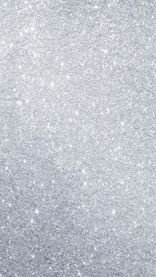 Silver Glitter Background With Sparkles Wallpaper