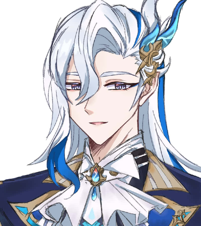 Silver Haired Anime Character Wallpaper