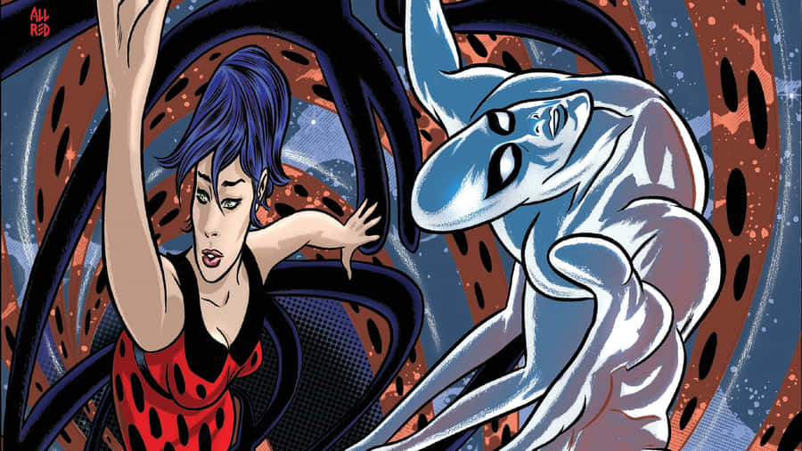 Silver Surfer Cosmic Adventure Wallpaper