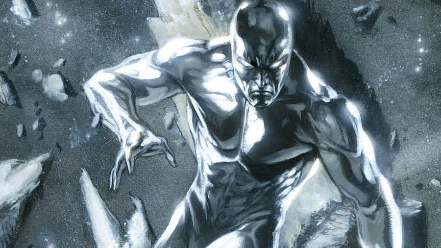 Silver Surfer Cosmic Hero Wallpaper
