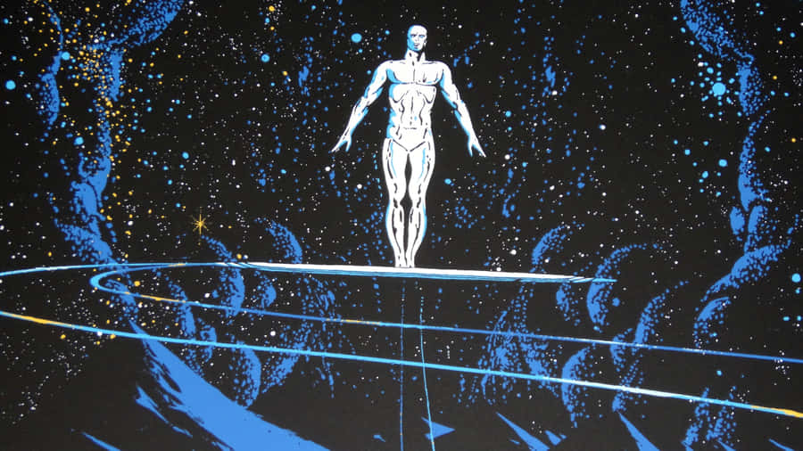 Silver Surfer Cosmic Journey Wallpaper