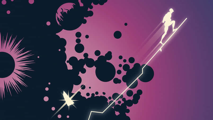 Silver Surfer Cosmic Journey Wallpaper