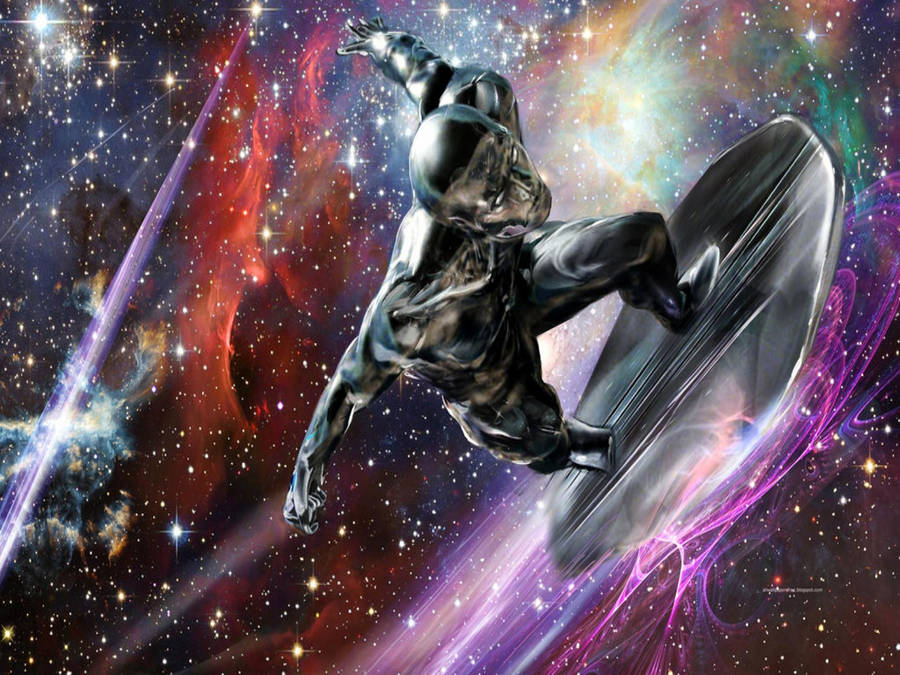 Silver Surfer Cosmic Ride Wallpaper