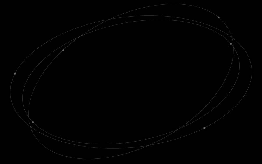 Simple Black Aesthetic Circular Lines Wallpaper