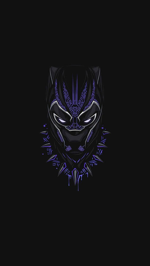 Simple Black Aesthetic Marvel Black Panther Wallpaper