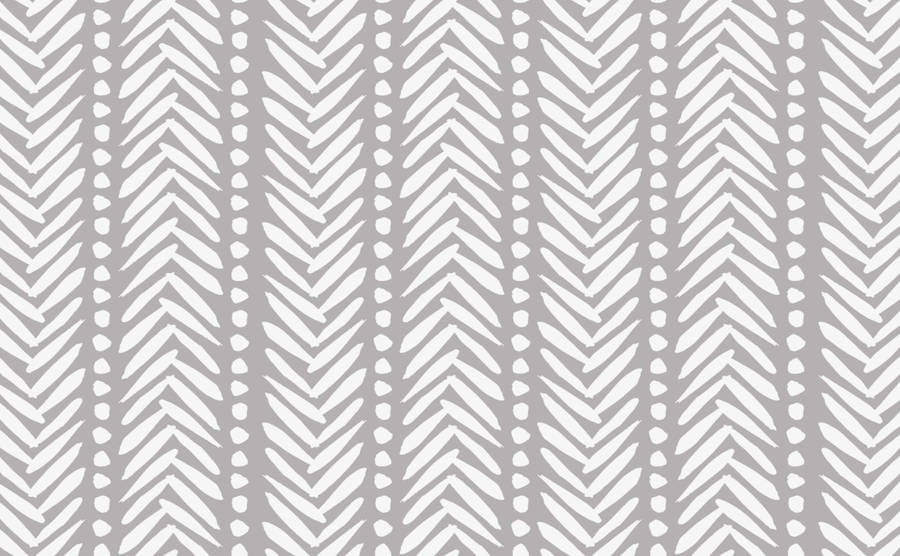 Simple Boho Sage Herringbone Wallpaper