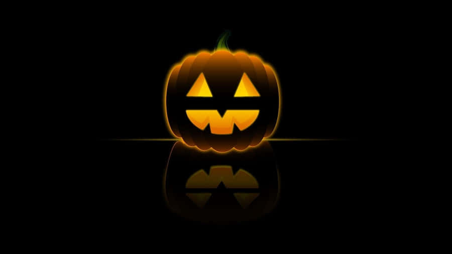 Simple Halloween Pumpkin Art Wallpaper