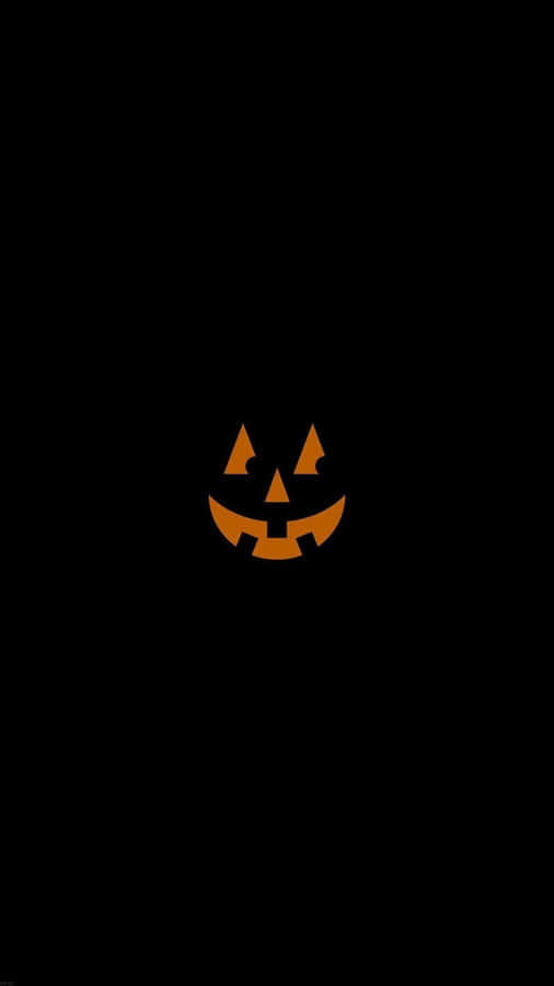 Simple Halloween Pumpkin Face Wallpaper