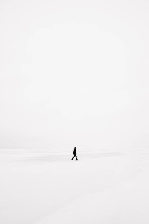 Simple Hd Walking Man Wallpaper