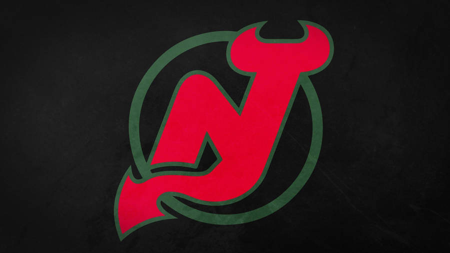Simple New Jersey Devils Logo Design Wallpaper
