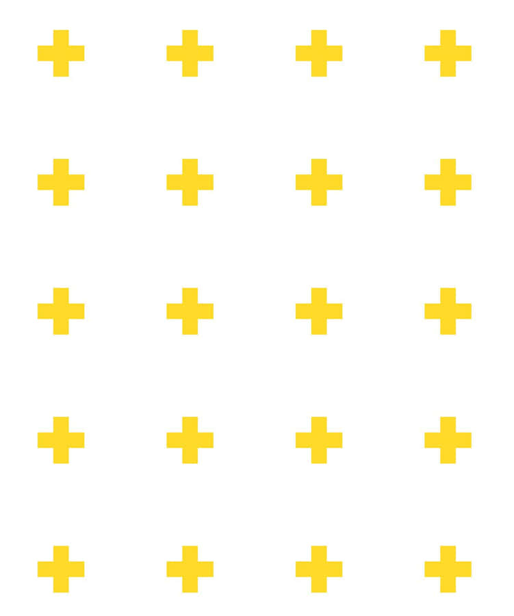 Simple Yellow Plus Wallpaper