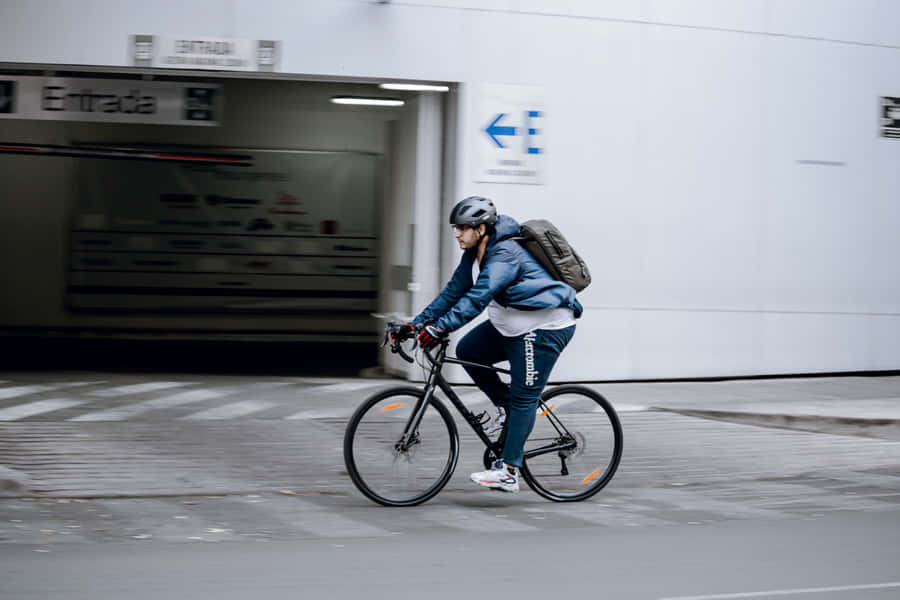 Simple Yet Stylish Navy Blue Jacket Wallpaper