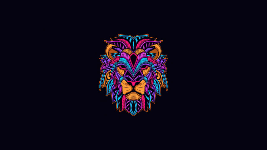 Simplistic Fox In Nature Wallpaper